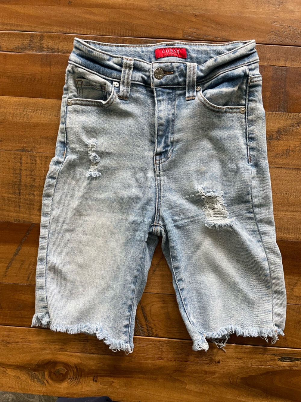 Guess Long Denim Shorts